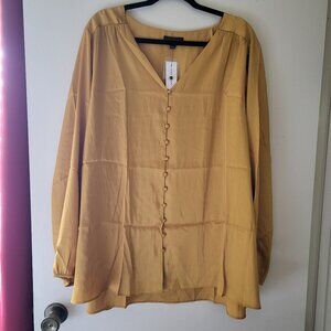 Lane Bryant Satin Blouse | Plus Size 26/28 | NWT